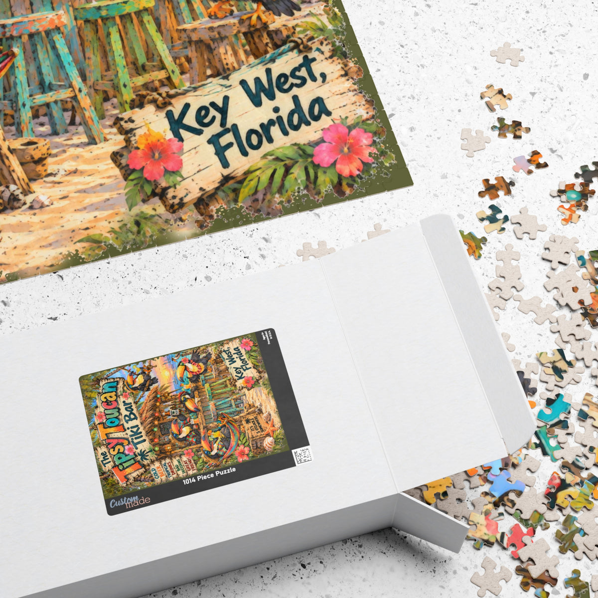 Tipsy Toucan Tiki Bar Jigsaw Puzzle