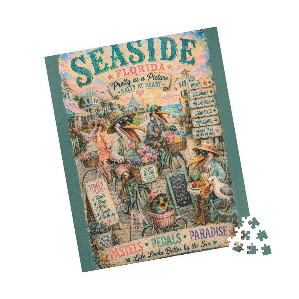 Seaside Florida jigsaw puzzle, alternate view 6
