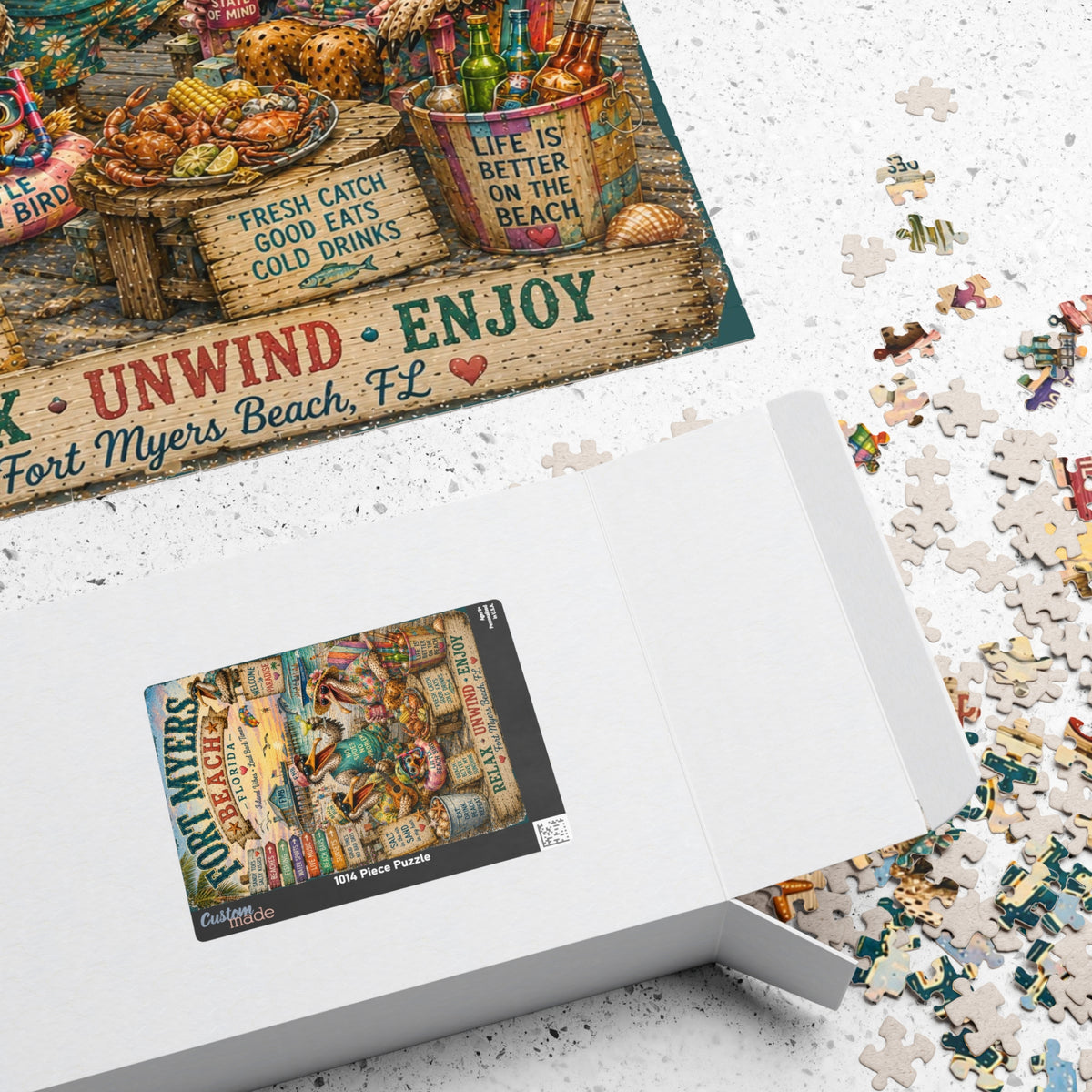 Fort Myers Beach Florida jigsaw puzzle, alternate view 4