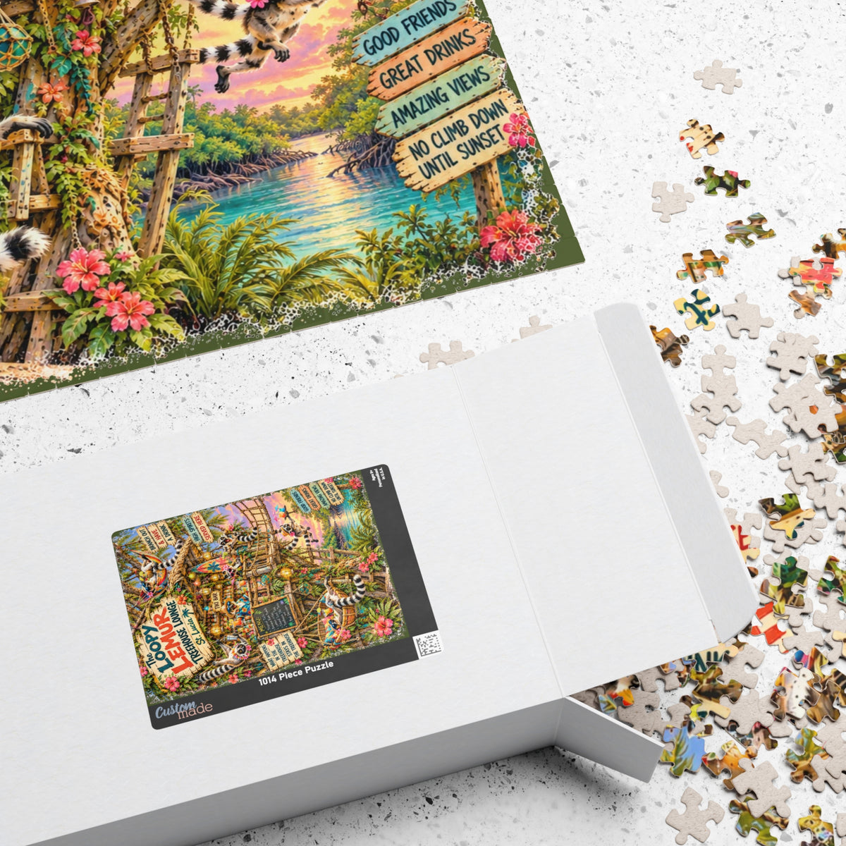 The Loopy Lemur Treehouse Lounge Jigsaw Puzzle