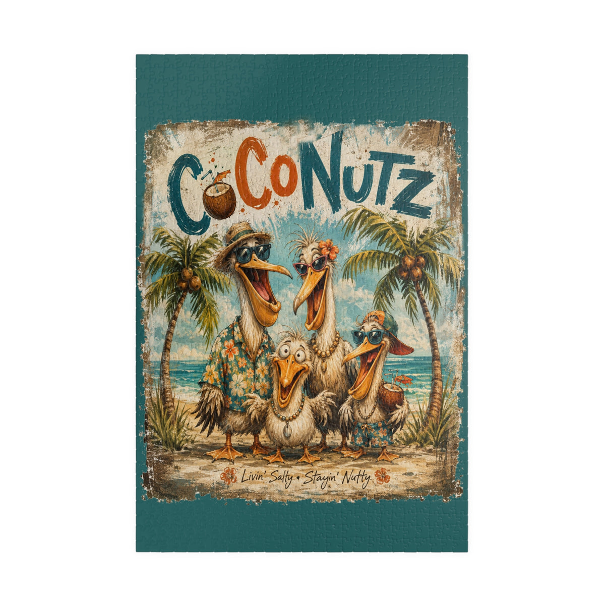 CoCoNutz Livin' Salty Stayin' Nutty Jigsaw Puzzle