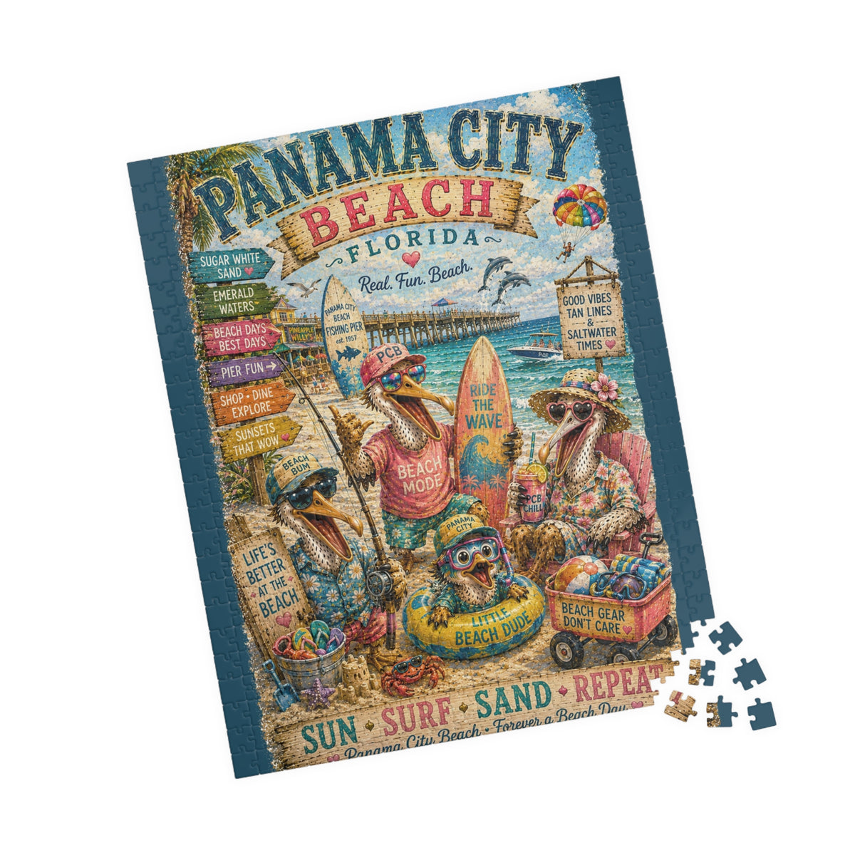 Panama City Beach Florida jigsaw puzzle, alternate view 6