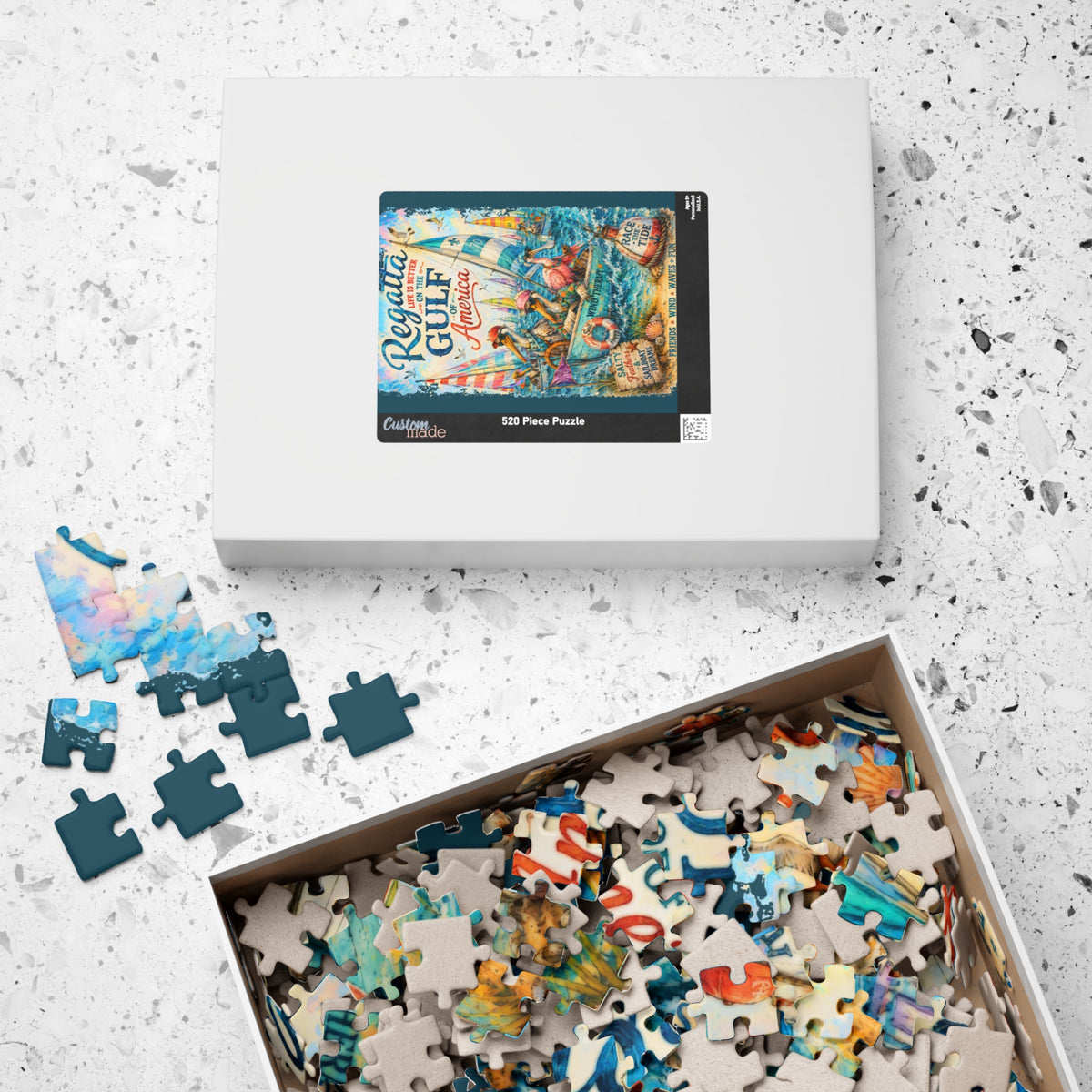 Regatta on the Gulf Jigsaw Puzzle