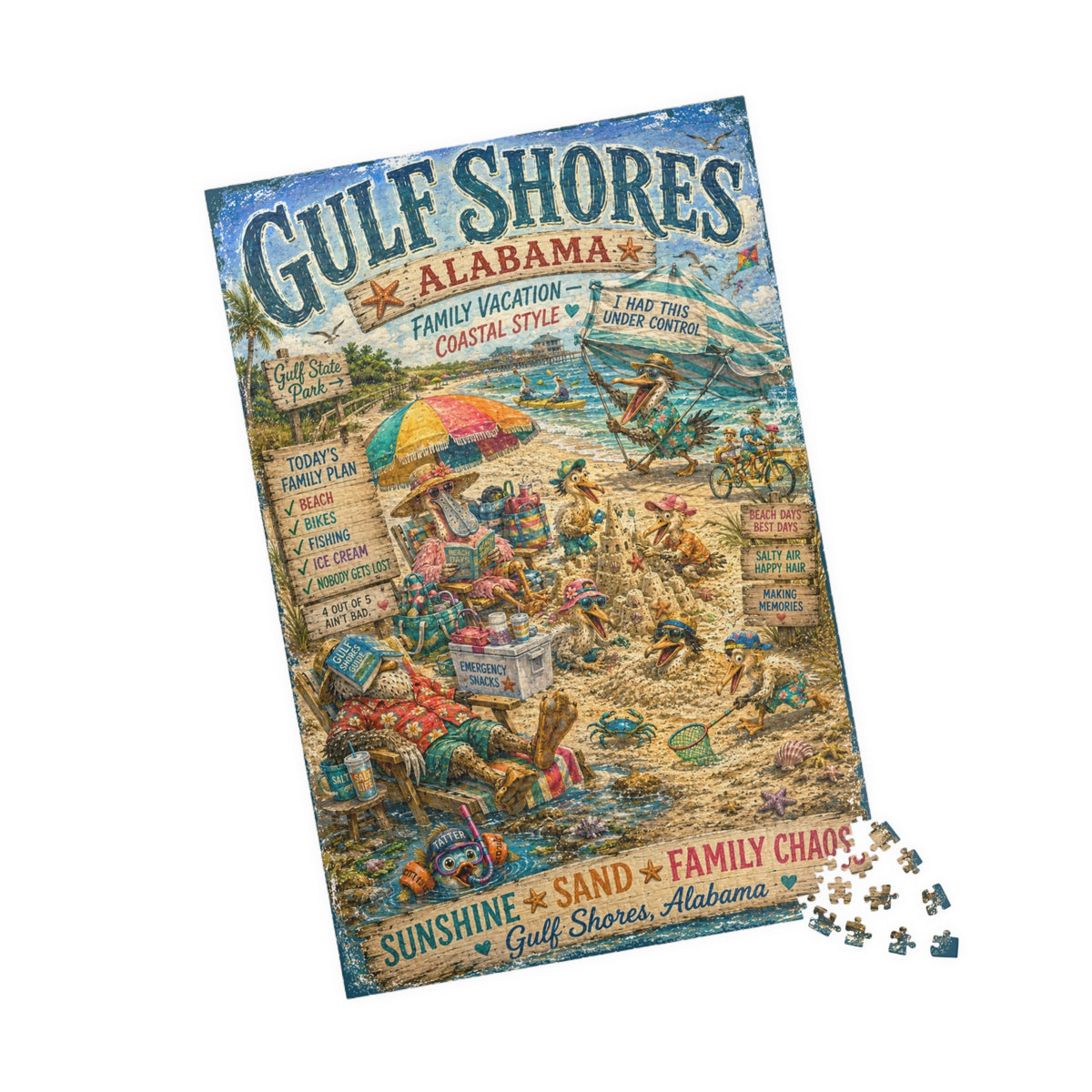 Gulf Shores Alabama jigsaw puzzle, alternate view 3