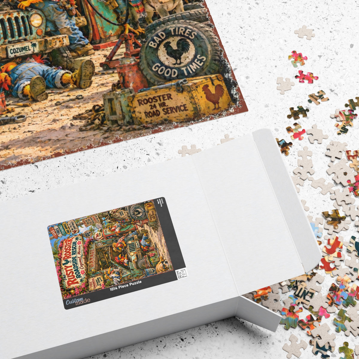 The Rusty Rooster Roadside Rescue Jigsaw Puzzle