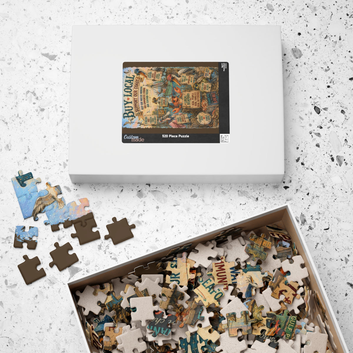 Buy Local Seafood jigsaw puzzle, alternate view 7