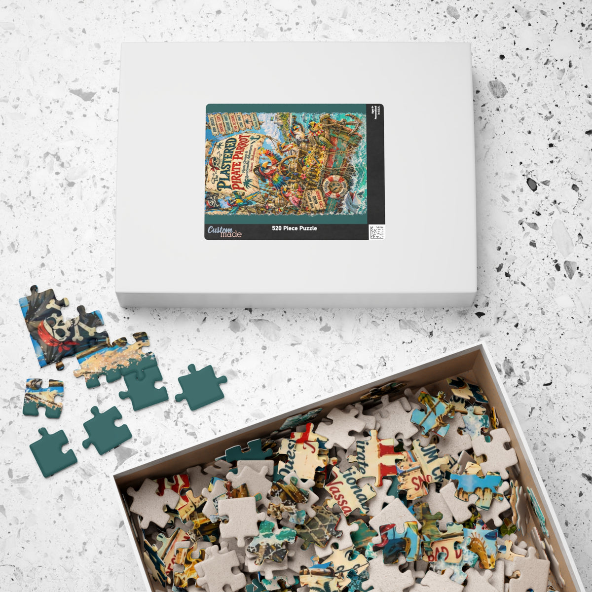 The Plastered Pirate Parrot Jigsaw Puzzle