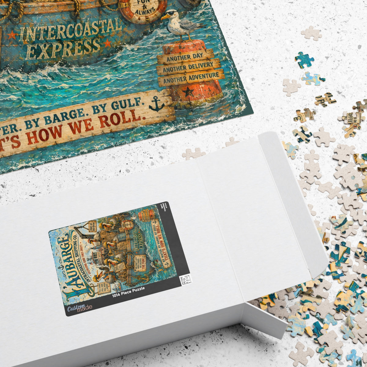 L'Aubarge Intracoastal Shipping Co. jigsaw puzzle, alternate view 4