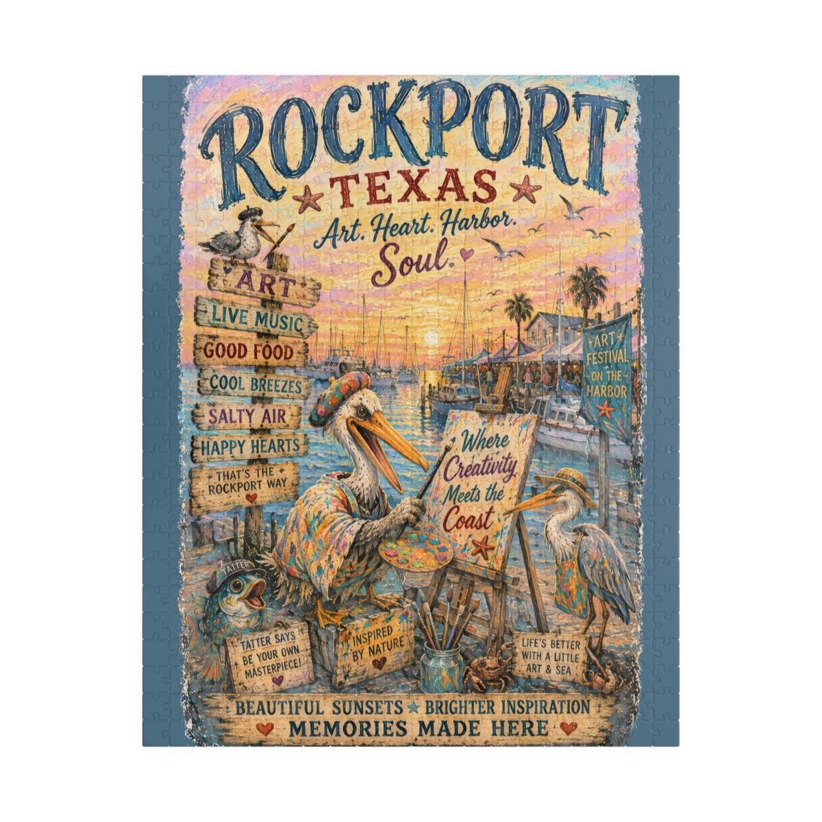 Rockport Texas jigsaw puzzle, alternate view 1