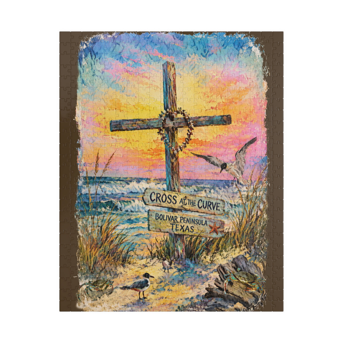 Cross at the Curve jigsaw puzzle, alternate view 1