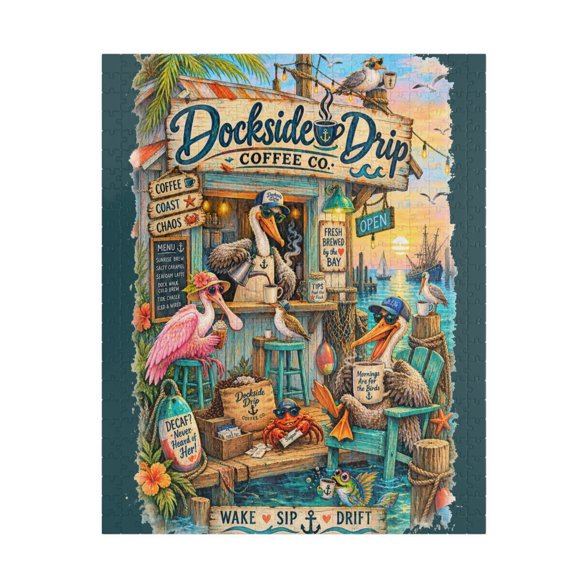 Dockside Drip Coffee Co. jigsaw puzzle, alternate view 1