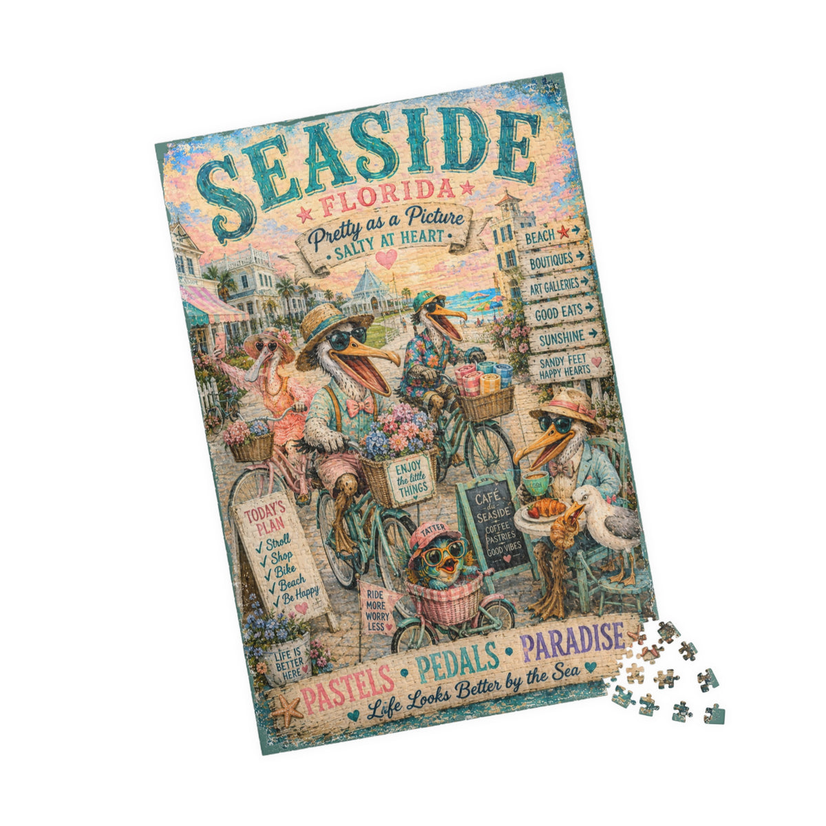 Seaside Florida jigsaw puzzle, alternate view 3