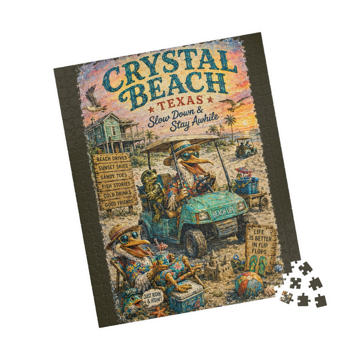 Crystal Beach Texas jigsaw puzzle, alternate view 6