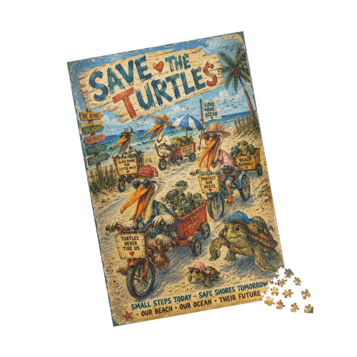 Save the Turtles jigsaw puzzle, alternate view 3