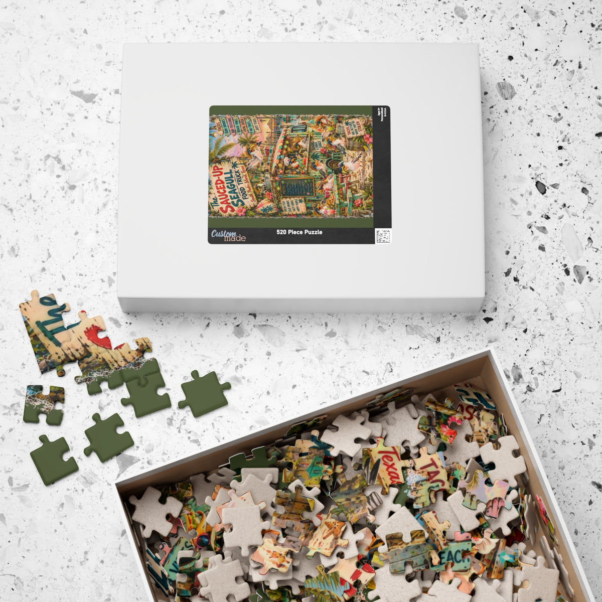 The Sauced-Up Seagull Food Truck jigsaw puzzle, alternate view 7