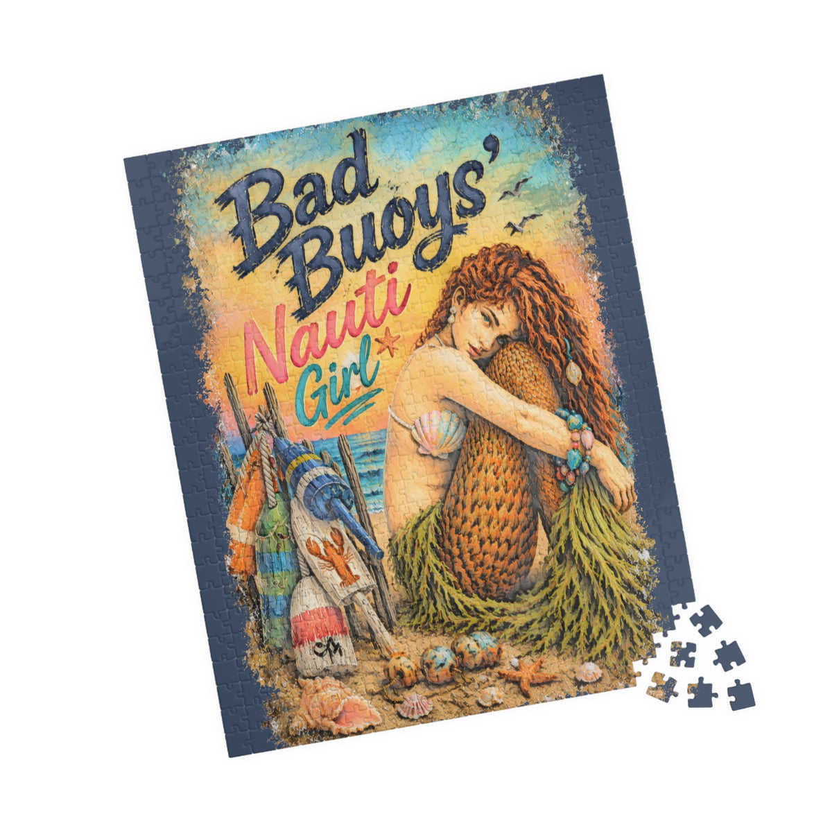 Bad Buoys' Nauti Girl jigsaw puzzle, alternate view 6