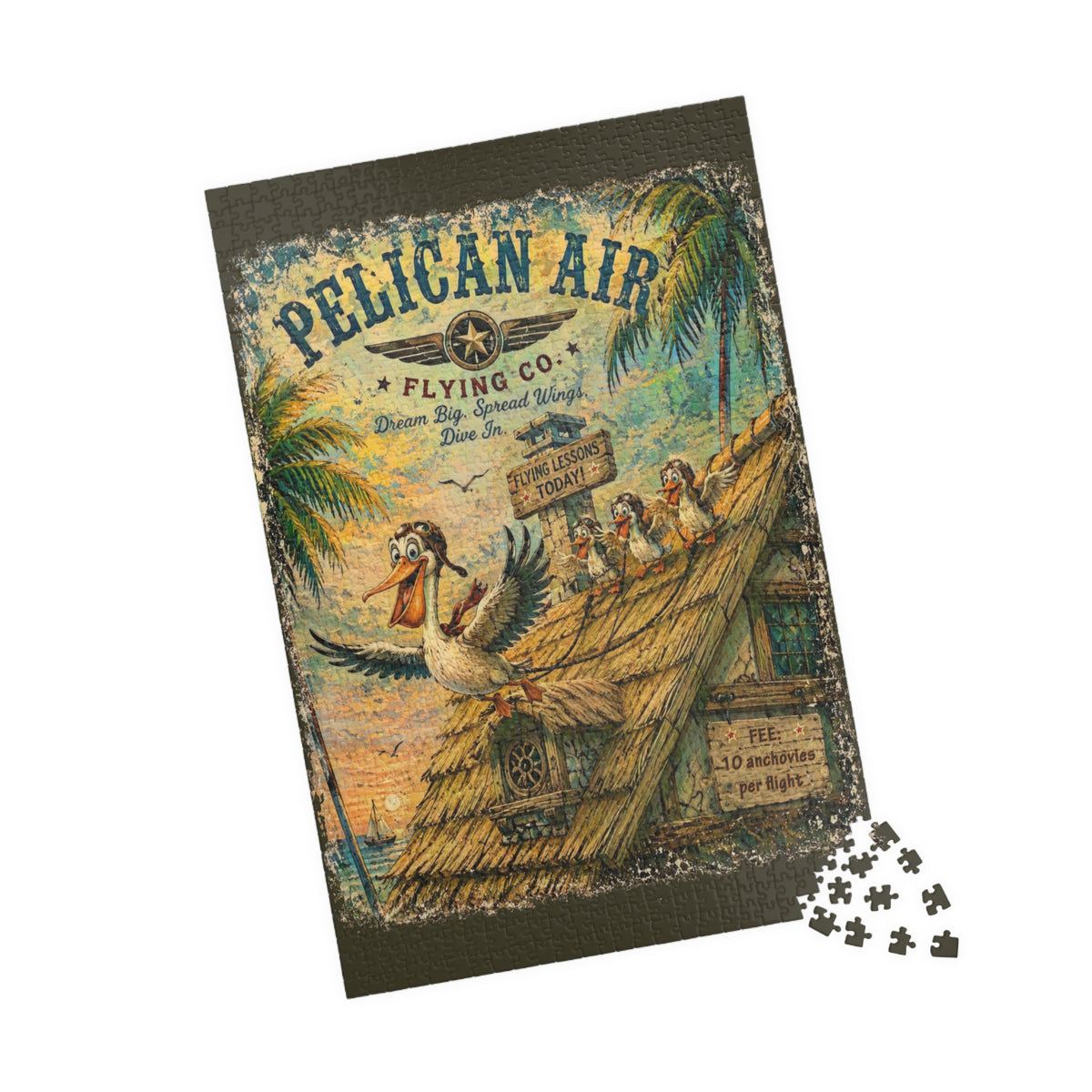 Pelican Air Flying Co. jigsaw puzzle, alternate view 3