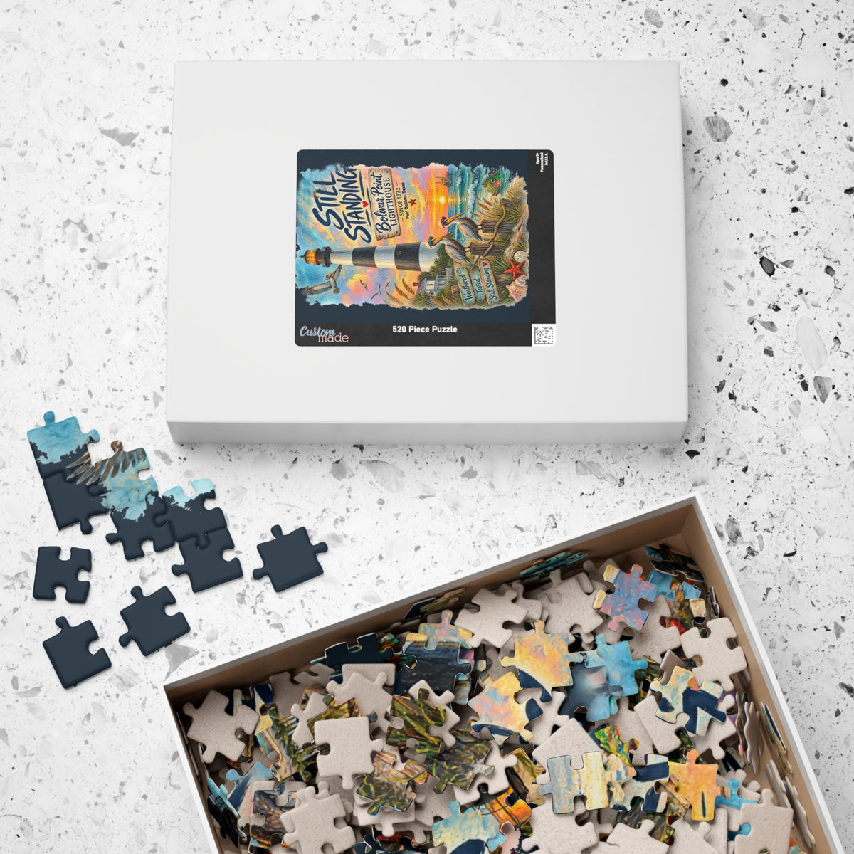 Still Standing - Bolivar Point Lighthouse jigsaw puzzle, alternate view 7