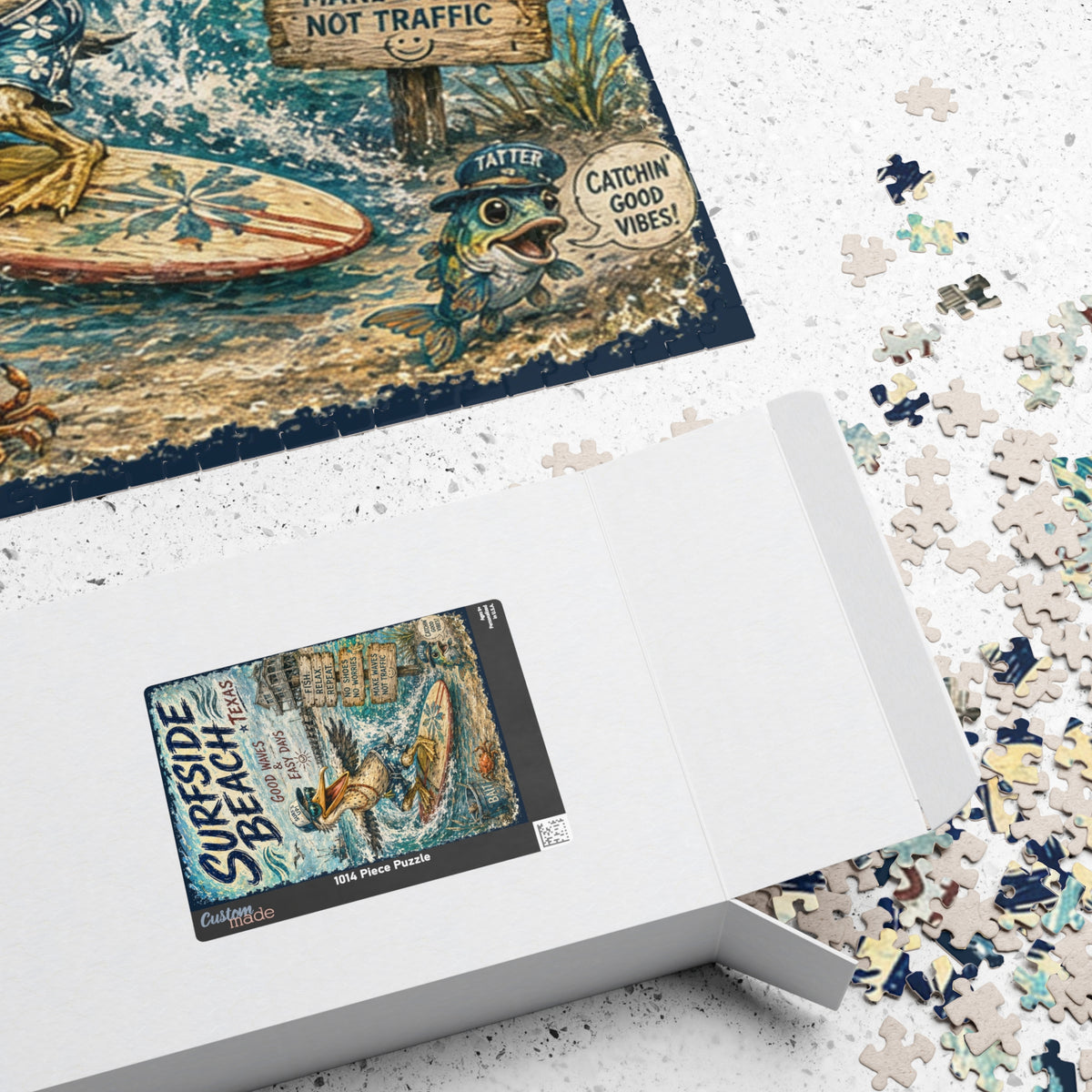 Surfside Beach Texas jigsaw puzzle, alternate view 4