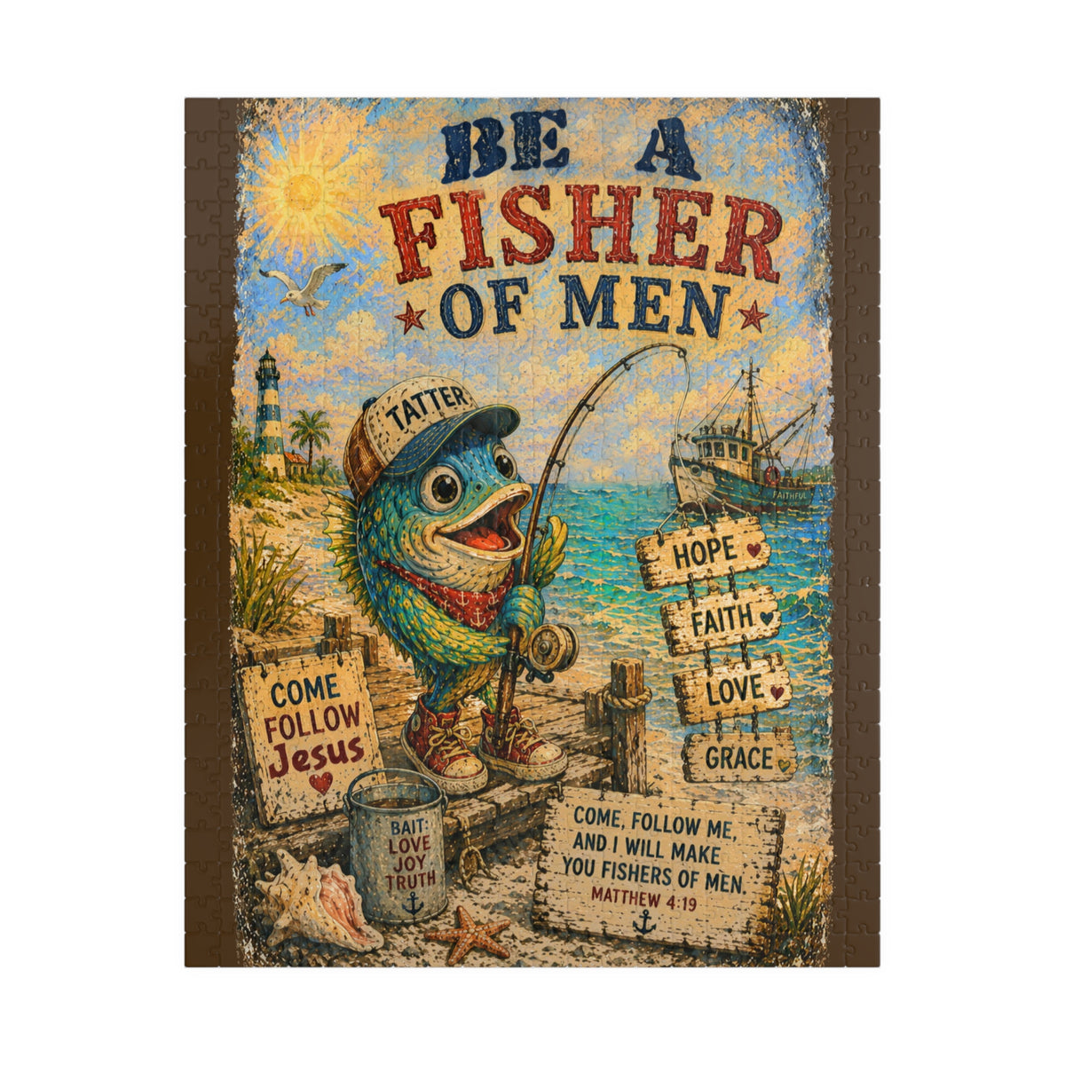Be a Fisher of Men jigsaw puzzle, alternate view 1