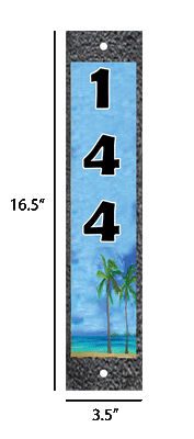 Borderless Address - Calm Palms