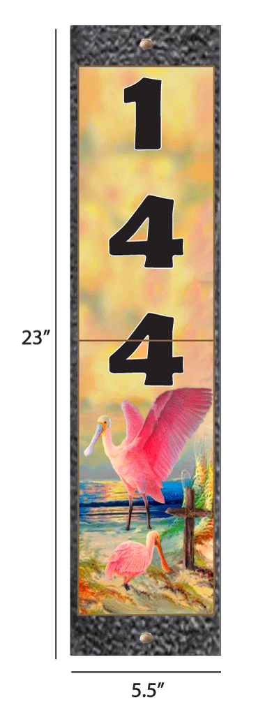 Borderless Address - Spoonbill