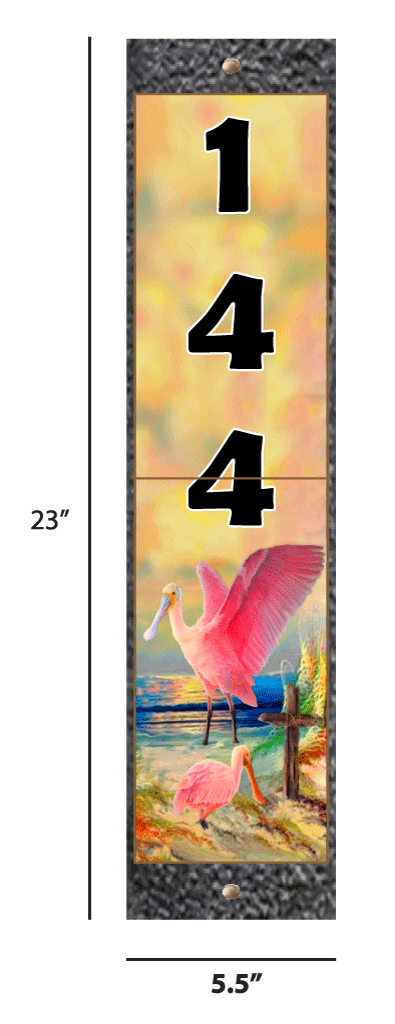 Borderless Address - Spoonbill