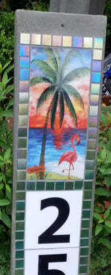Pelican Stroll with Ivy Green Border Tiles