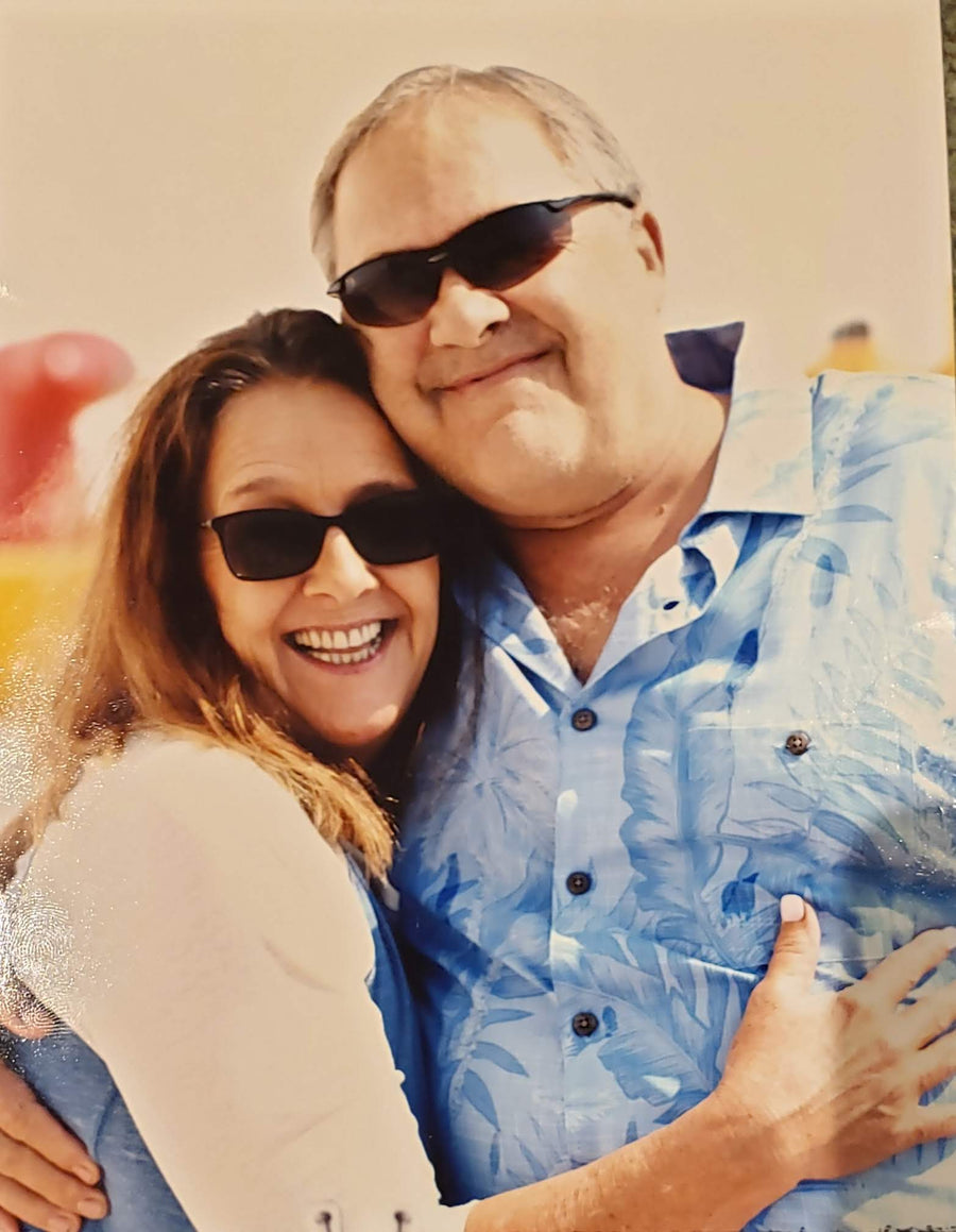 Monica and David Huber, owners of The Glass Tattoo Company in Beaumont, Texas