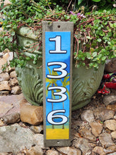 Calm Shores - 4x4 Post - Address Numbers - The Glass Tattoo Sign Company