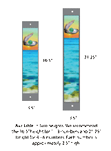 Green Pearl - 4x4 Post - Address Numbers