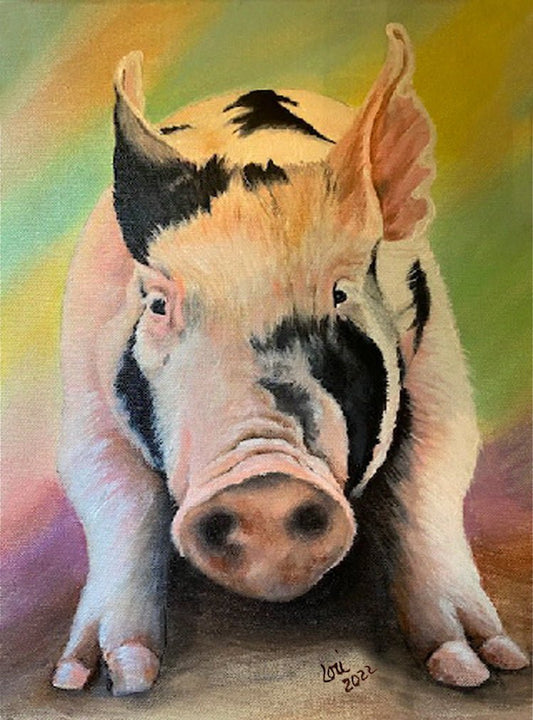 Lori Fagen - Miss Piggy - The Glass Tattoo Sign Company