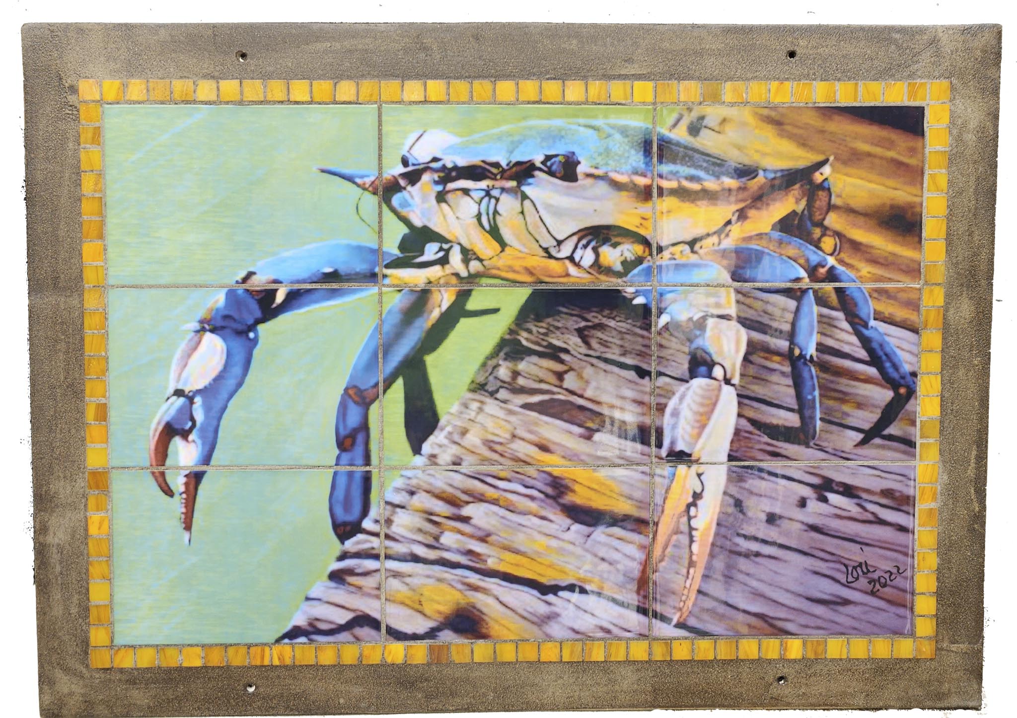 outdoor art - Decked Crab