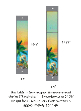 Nauti Mermaid - 4x4 Post - Address Numbers