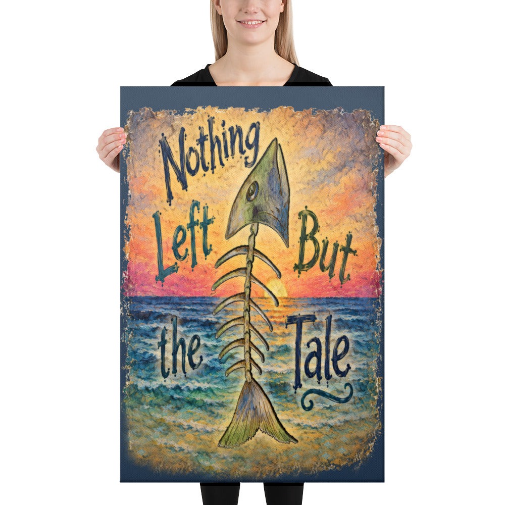 Nothing Left But the Tale canvas, 24x36