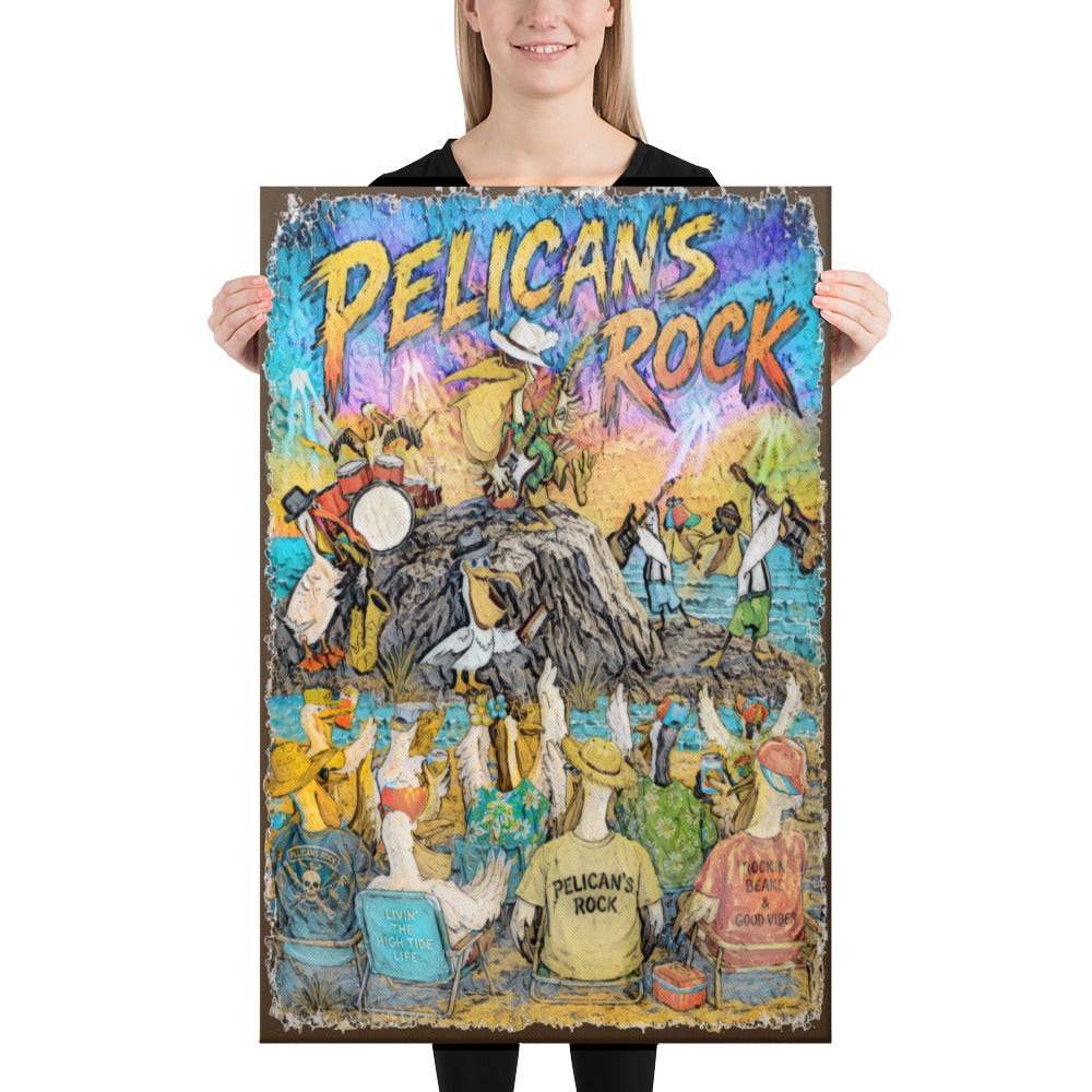 Pelican's Rock canvas, 24x36