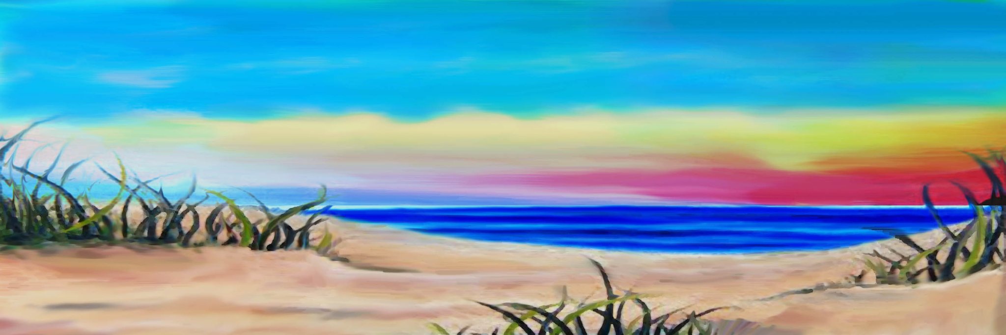 Sand Dunes With View
