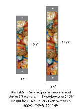 Seashell Collage - 4x4 Post - Address Numbers