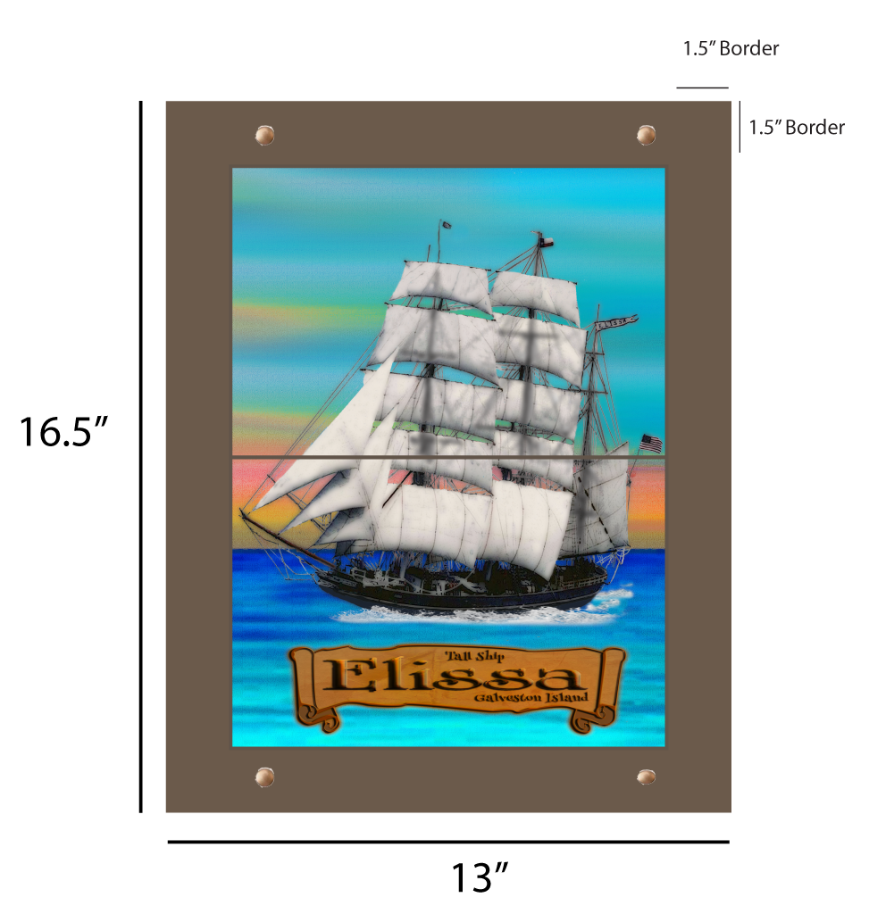 outdoor art - Tall Ship Ellisa