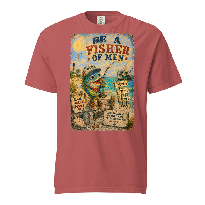 Be a Fisher of Men t-shirt – original artwork by The Glass Tattoo Company