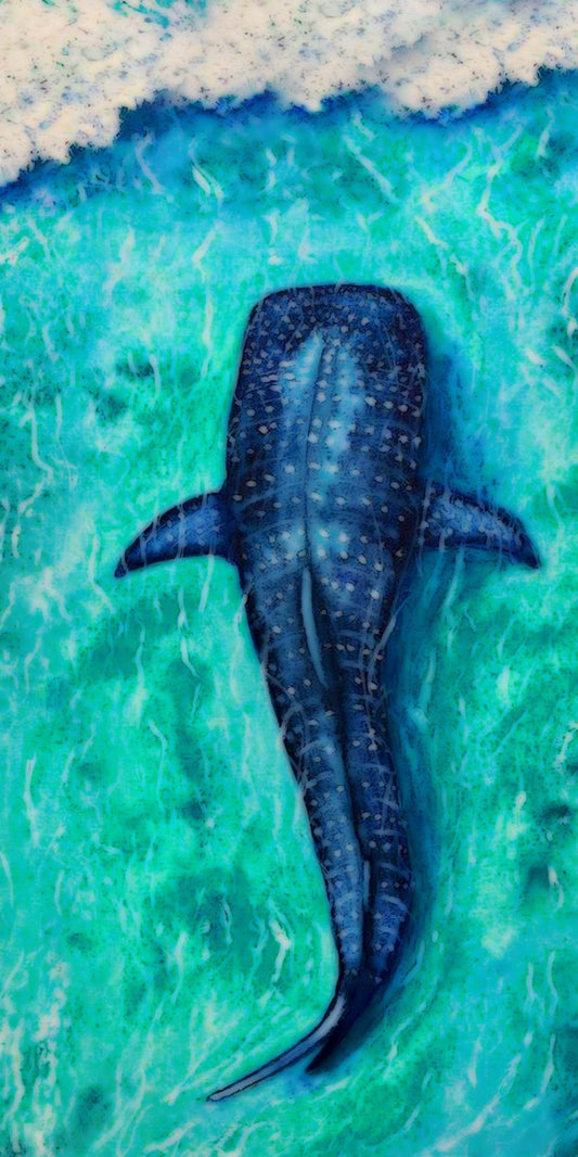 Whale Sharkin - 10" Top - The Glass Tattoo Sign Company