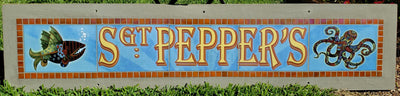 Sgt. Peppers - The Glass Tattoo Sign Company