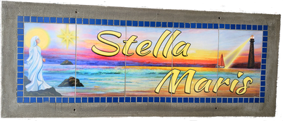 Stella Maris - The Glass Tattoo Sign Company