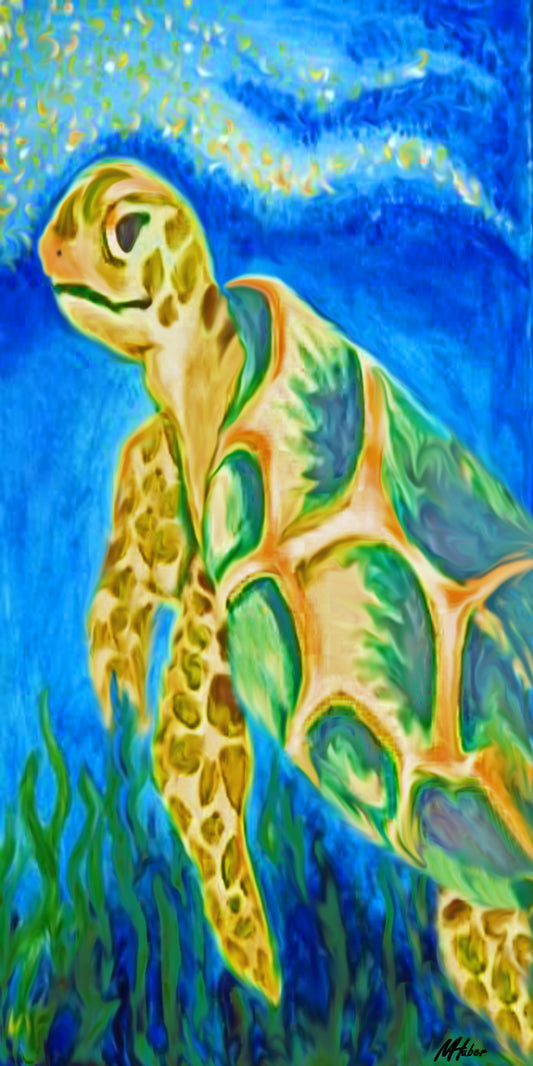 Tipsy Turtle - 10 Top - The Glass Tattoo Sign Company