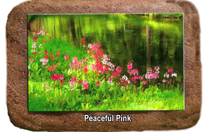 Pet Memorial - Peaceful Pink - The Glass Tattoo Sign Company