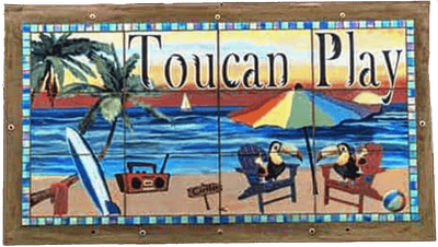 Toucan Play - The Glass Tattoo Sign Company